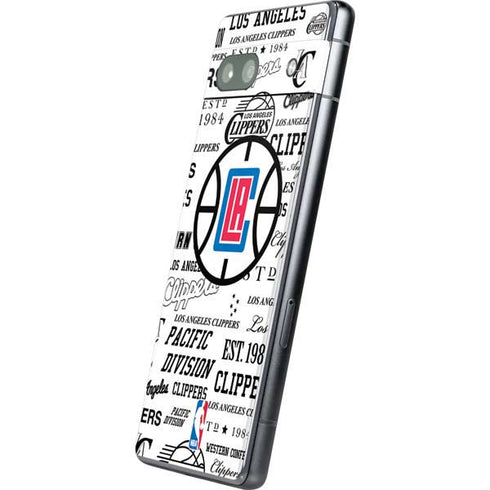 NBA Los Angeles Clippers Blast Logos Google Pixel 7a Skin